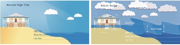 Coastal Inundation Graphic