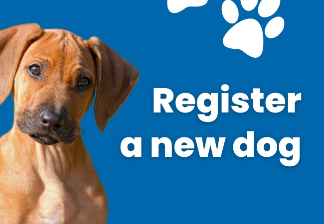 Register a new dog