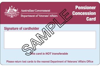 Pensioner concession card 2023