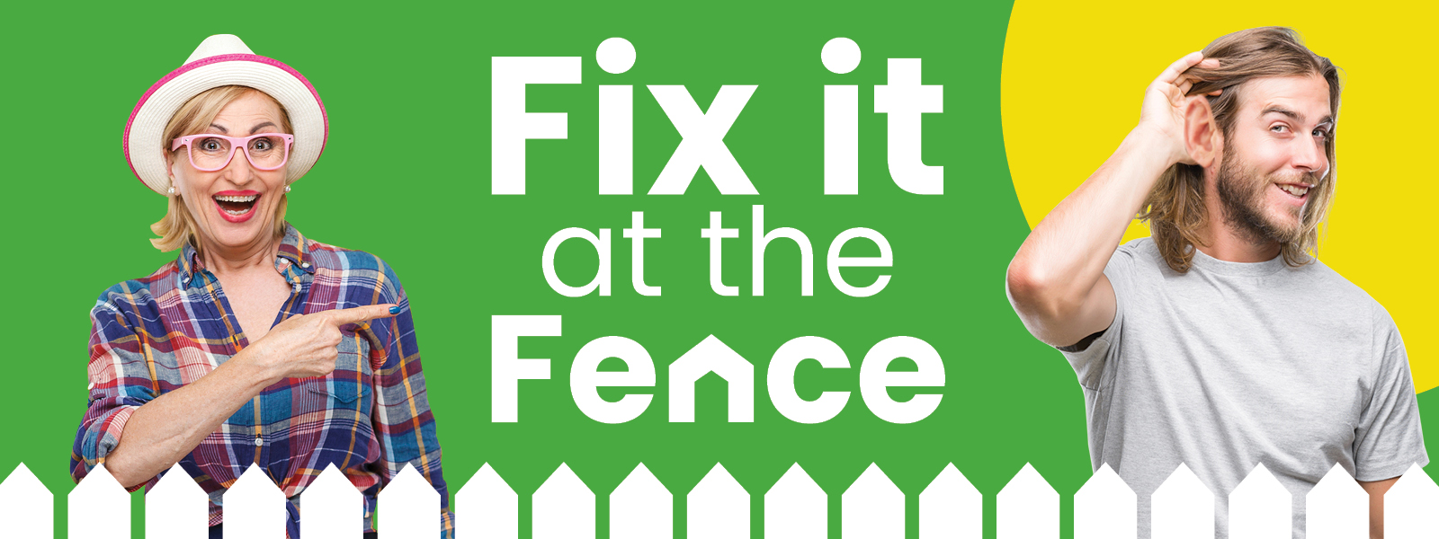 We're encouraging neighbours to fix it at the fence before referring disputes to Council.